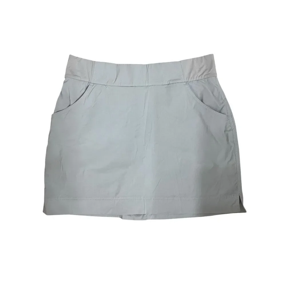 Columbia Women’s Gray Skort Athletic Golf Hiking Skirt Shorts L